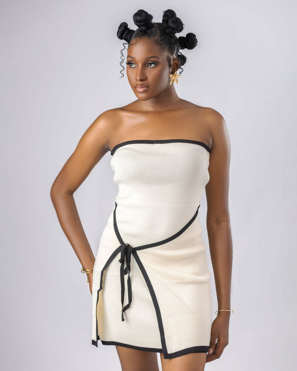 Ariette Couture Wrap Knit Dress